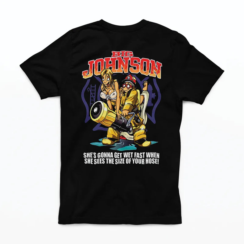 Camiseta Algodão Premium Big Johnson - Fireman's House