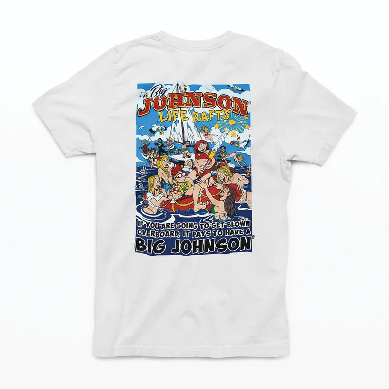 Camiseta Algodão Premium Big Johnson - Life Rafts