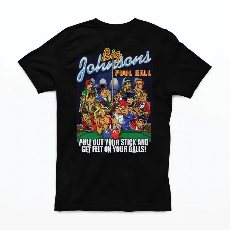 Camiseta Algodão Premium Big Johnson - Pool Hall