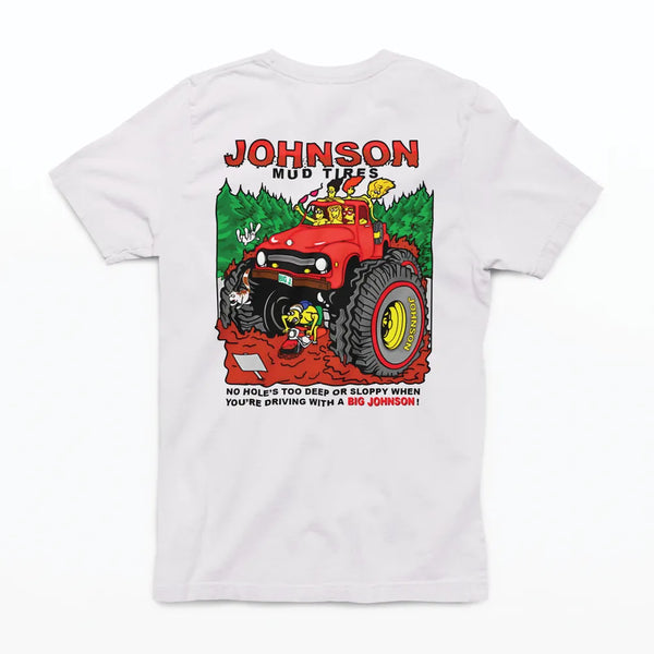 Camiseta Algodão Premium Big Johnson - Mud Tires 2.0