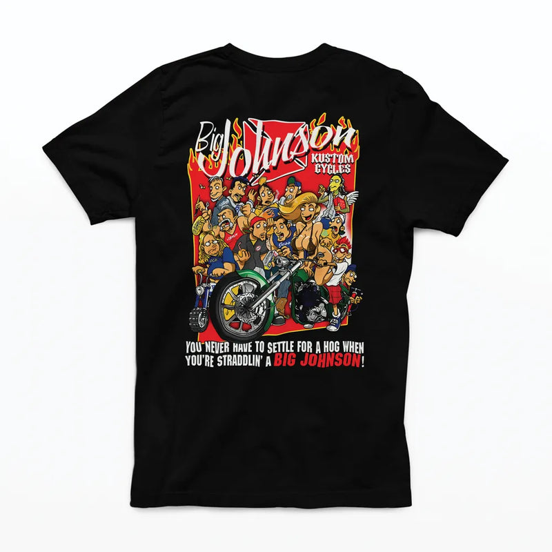 Camiseta Algodão Premium Big Johnson - Kustom Cycles