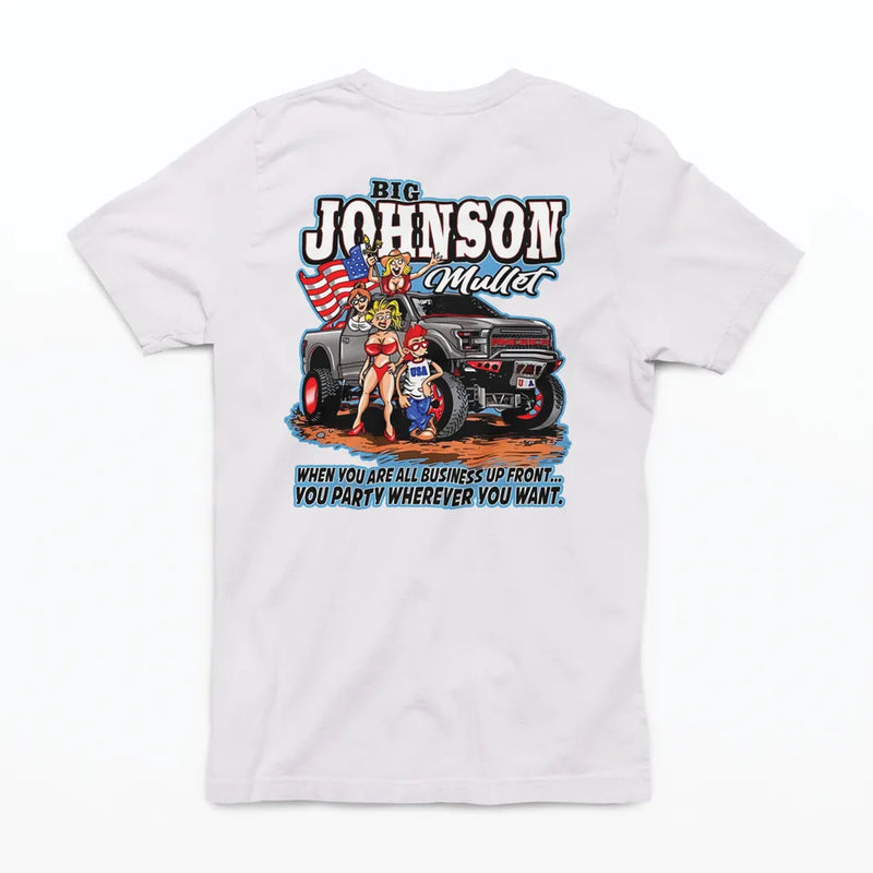 Camiseta Algodão Premium Big Johnson - Mullet