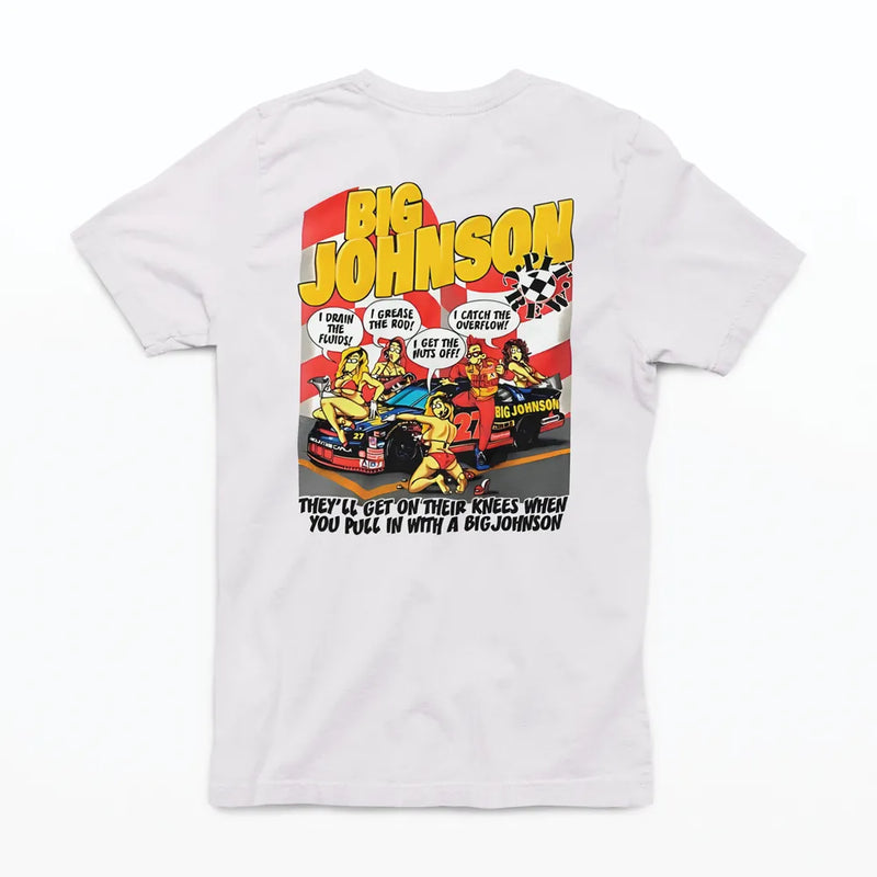 Camiseta Algodão Premium Big Johnson - Pit Crew