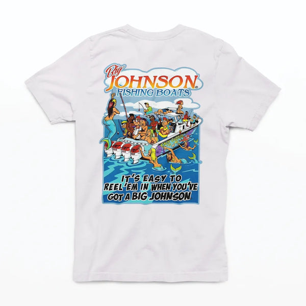 Camiseta Algodão Premium Big Johnson - Fishing Boats