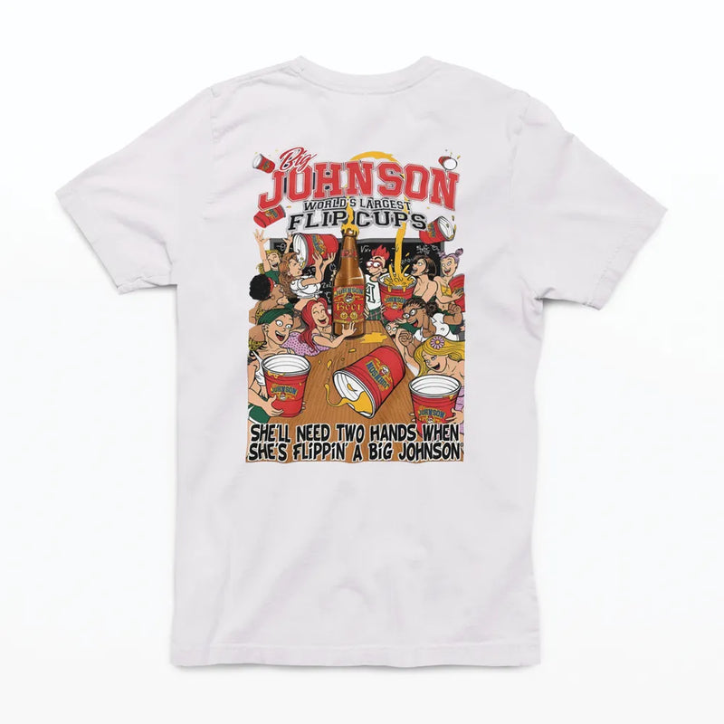 Camiseta Algodão Premium Big Johnson - Flip Cup