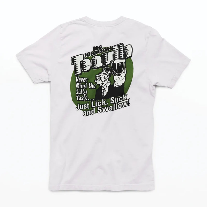 Camiseta Algodão Premium Big Johnson - Tequila, Salty Taste