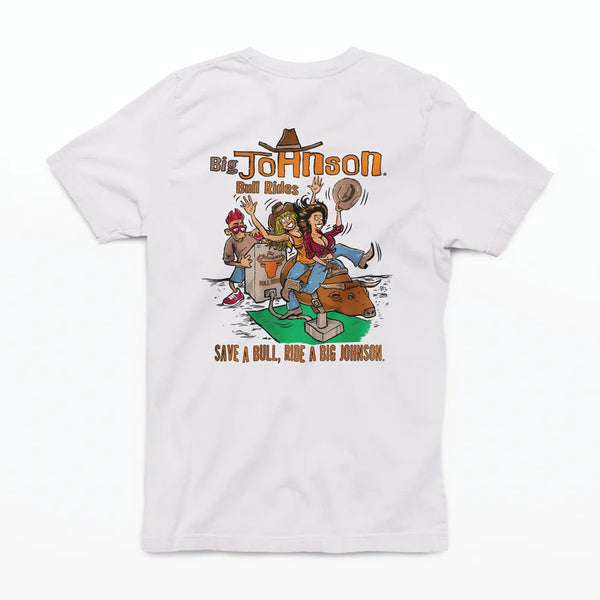Camiseta Algodão Premium Big Johnson - Bull Rides