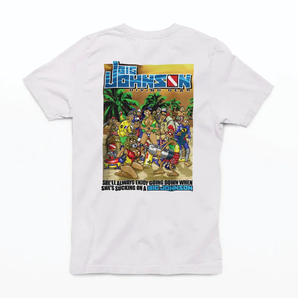 Camiseta Algodão Premium Big Johnson - Diving Gear