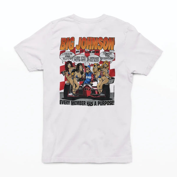 Camiseta Algodão Premium Big Johnson - Pit Crew 2.0